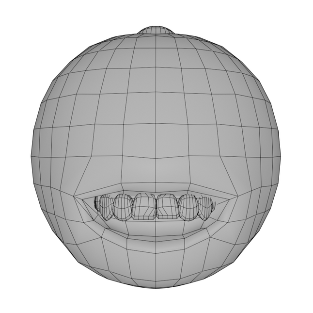... With view on the topology (... tris)